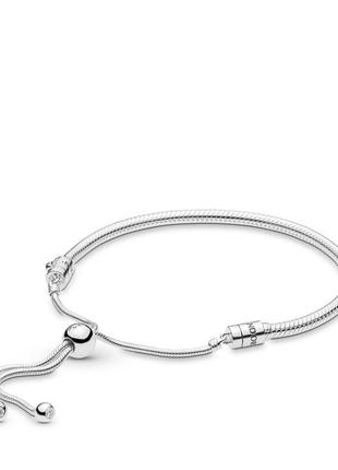 Срібний ланцюжковий браслет для намистин пандора -слайдер597125cz