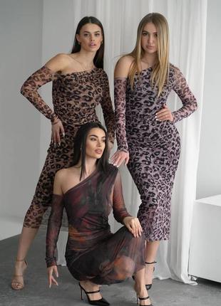 Леопардове плаття міді1 фото