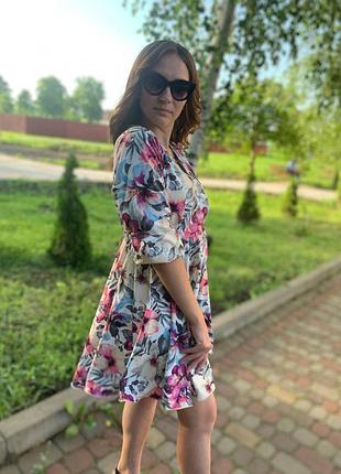 Літня сукня з принтом вільна