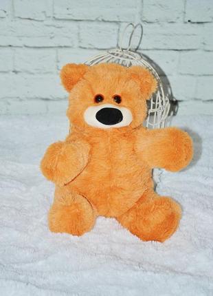 Мягкая игрушка медведь бублик 45 см медовый3 фото