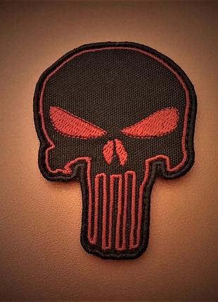 Шеврон "череп карателя" на липучці велкро ( патчі нашивки )