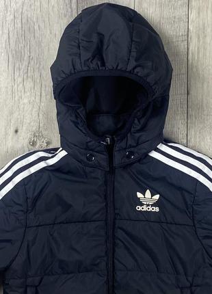 Adidas primegreen куртка 7-8yrs 128 см детская чёрная оригинал2 фото