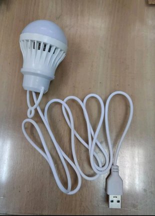 Яскрава usb led лампочка 5v світлодіодна на дроті 9w