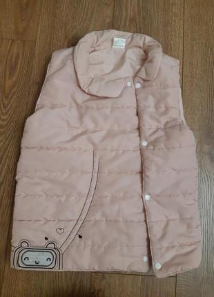 Жилетка для дівчаток на вік 10-11 років