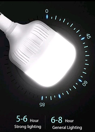 Лампочка світильник led з зарядкою usb 60w до 6 годин
