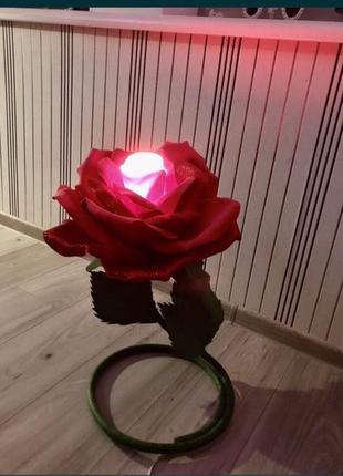 Світильник-троянда6 фото