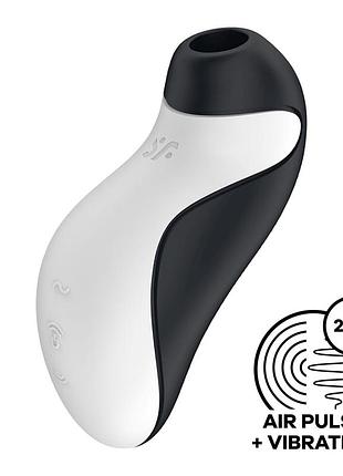 Вакуумный стимулятор с вибрацией satisfyer orca