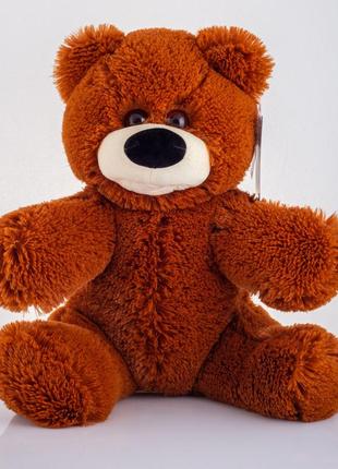 М'яка іграшка ведмедик аліна бублик 55 см коричневий