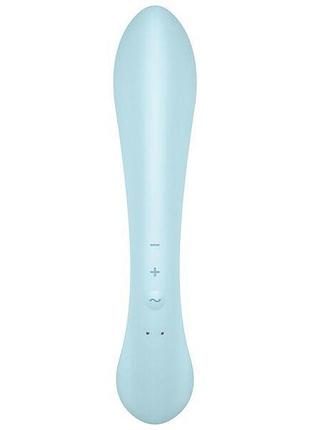 Вібратор-кролик satisfyer triple oh blue 3