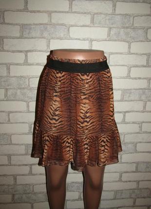 Короткая юбочка s-36 принт