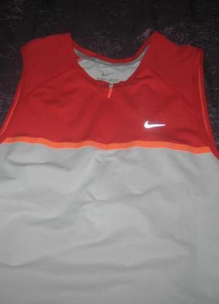 Майка nike running, dri-fit, р. м (44-46), б/у2 фото