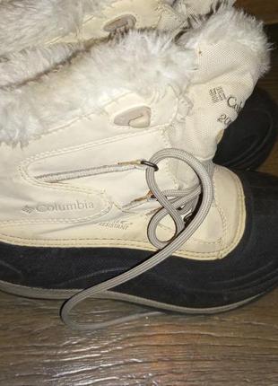 Сапоги зимние, с калошами, columbia, б/у, р. 36