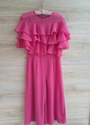 Комбинезон розовый барби asos разм s