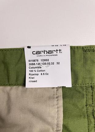 Штани карго carhartt wip regular cargo pants оригінал чоловічі хакі брюки i0158758 фото