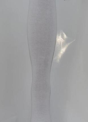 Білі універсальні підліткові колготки (арт. 302к білий розмір 18)2 фото