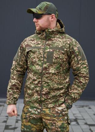 Чоловіча тактична куртка демісезонна хижак, військова куртка весняна-осіння армійська для зсу демісезон