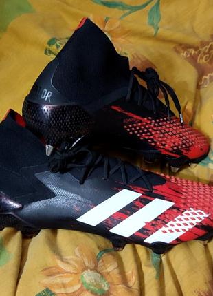 ‼️бутсы сороконожки adidas predator mutator 20.1 messi khaki 42р 43р оригинал