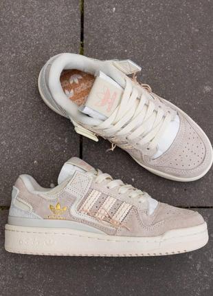 Adidas forum 84 low light pink beige off-white1 фото