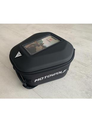 Мотосумка на бак софт-тач