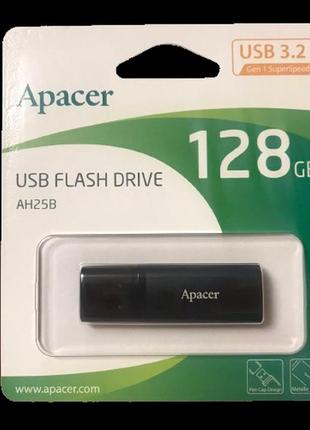Флеш-накопичувач usb 3.1 flash 128gb apacer black