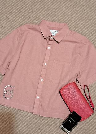 Нова сорочко льон укорочена