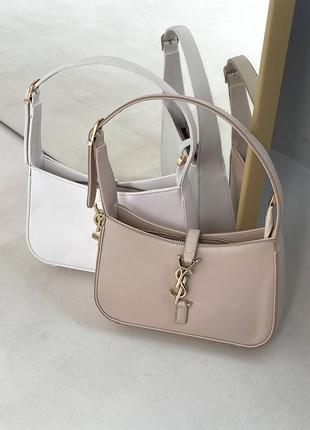 Yves saint laurent hobo beige8 фото