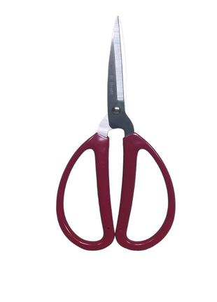 Ножницы бытовые универсальные для шитья и рукоделия с пластиковыми ручками de xian 195 мм (7.7") к14 (6675)