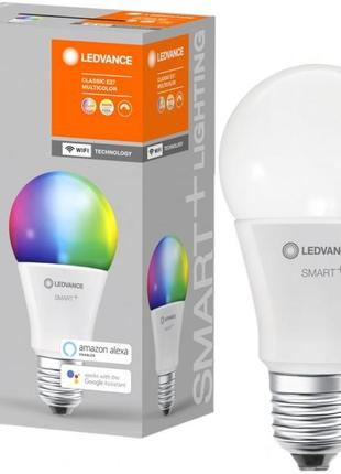 Умная лампочка ledvance smart+ classic a 75 e27 multicolor 9,5w