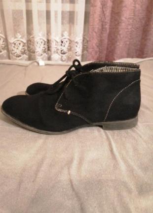 Замшевые ботинки tomaris р 36.
