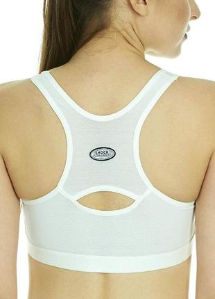 Спортивний бюстгальтер shock absorber racerback, eur 85e (v518wht38e)3 фото