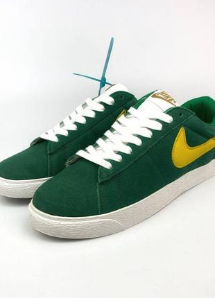 👟nike blazer low pro green🔥7 фото