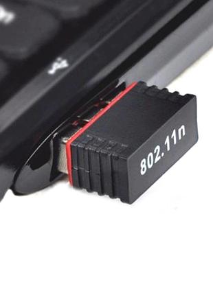Внешний usb wifi адаптер для пк сетевой юсб приемник вайфай adapter lv-uw01 300mbps