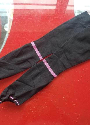 Компрессионные носки открытый носок черные с розовым женские м новые1 фото
