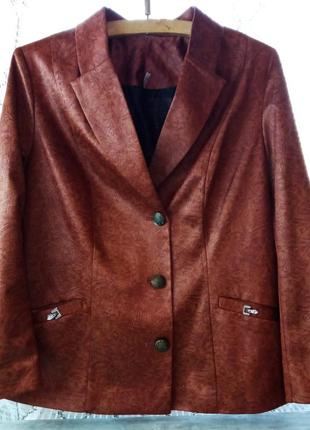 Жіночий, коричневий піджак, жакет