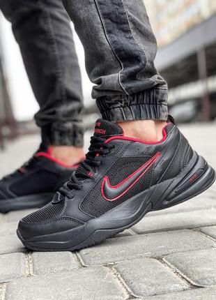 Стильные черные мужские кроссовки nike air monarch легкие мужские кроссовки nike m2k tekno