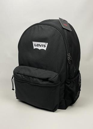 Рюкзак levi's basic backpack черный унисекс мужской женский 7613417520585