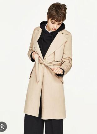 Стильний тренч із заходом zara