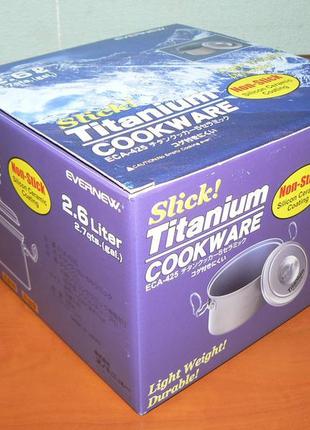 Титанова каструля evernew titanium 2.6 l