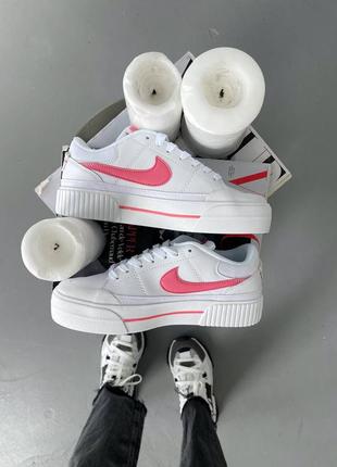 Nike court legacy pink2 фото