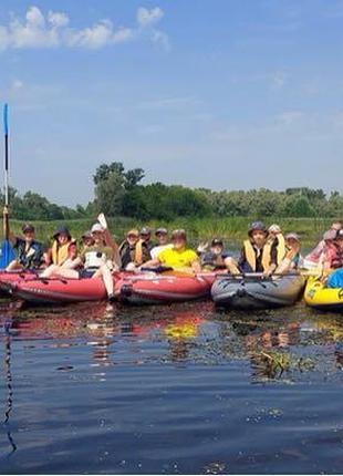 Водні екскурсії на байдарках. день народження на воді.