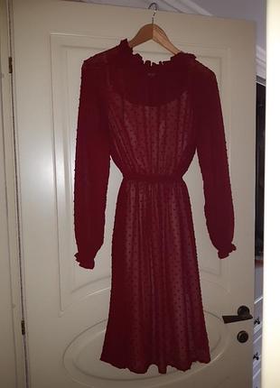 Сукня vovk винного кольору