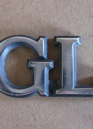 Емблема шильдик gl для ford sierra scorpio метал оригінал.