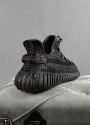 Женские кроссовки adidas yeezy boost 350 black адидас изи буст черного цвета3 фото