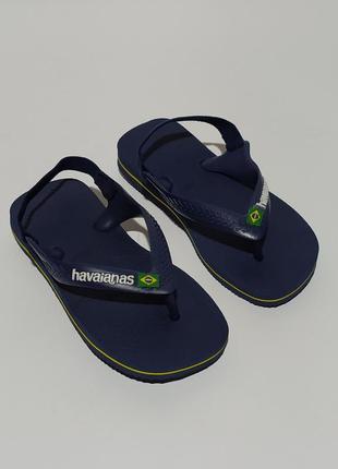 Havaianas оригинал вьетнамки шлёпки шлёпанцы размер 23 24