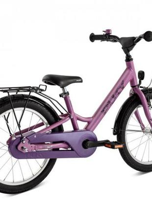 Дитячий велосипед 2-х колісний 18'' від 5 років (зріст 110 - 125см) puky youke 18 алюмінієвий фіолетовий2 фото
