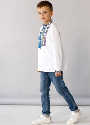 Вышиванка для мальчиков на 3-12 лет