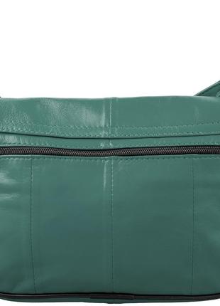Женская кожаная сумка 17,5х25,5х9,5 см tunona бирюзовый (2000002488194)3 фото