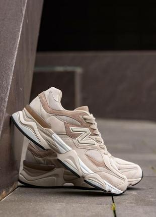 Чоловічі кросівки new balance 9060 beige full5 фото