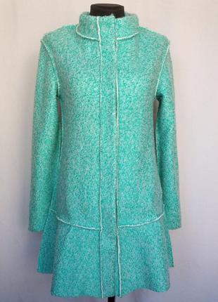 Суперцена. стильное пальто. букле. новое, р. 42-44