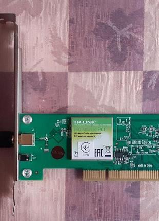 Wi-fi адаптер pci tp-link tl-wn751nd 150мбіт/с тест ок